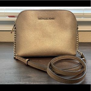Michael Kors Gold Crossbody